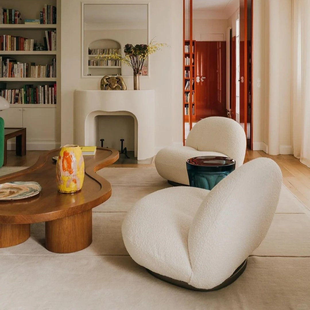 Minimalist Leather Beige Dining Chair Set of 2