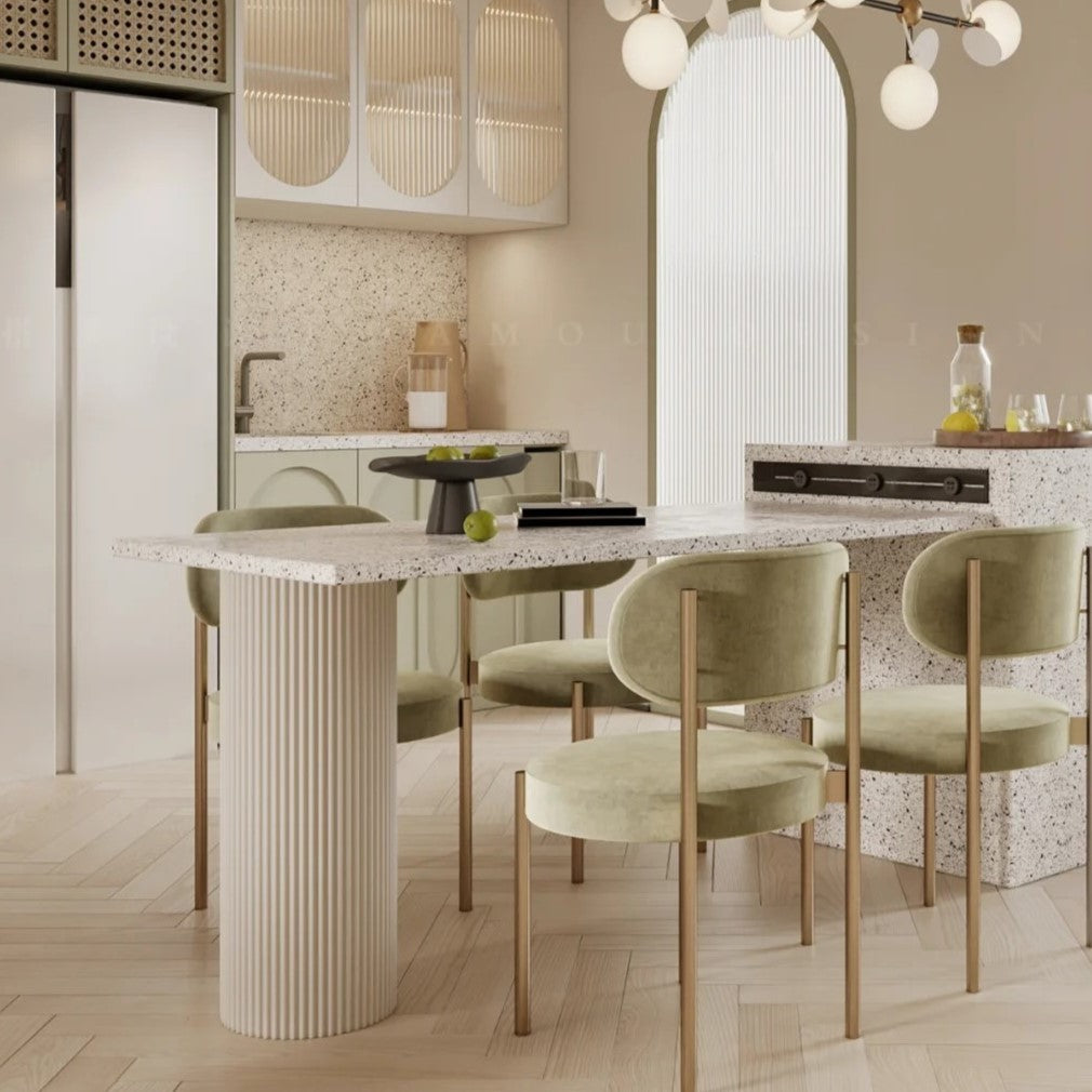 Modern Industrial Design Dining Chairs Set of 2