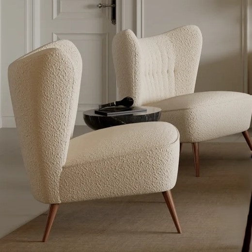 Modern Beige Dining Chairs Set of 2