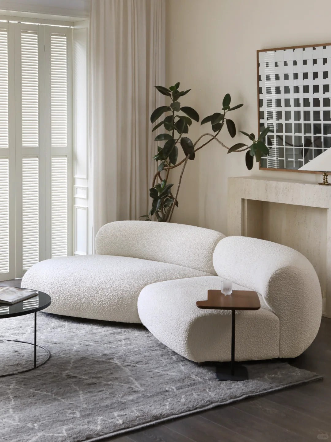 Modern Upholstered Dining Chairs Set of 2