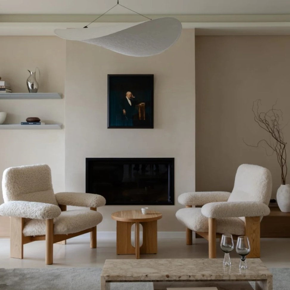 Wooden Dining Chair with Modern Design Set of 2