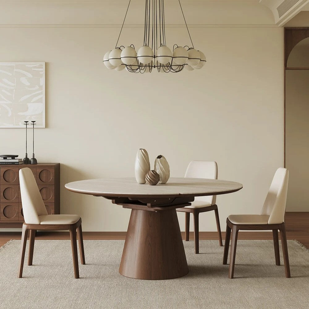 Modern Cotton and Linen Dining Chair Set of 2