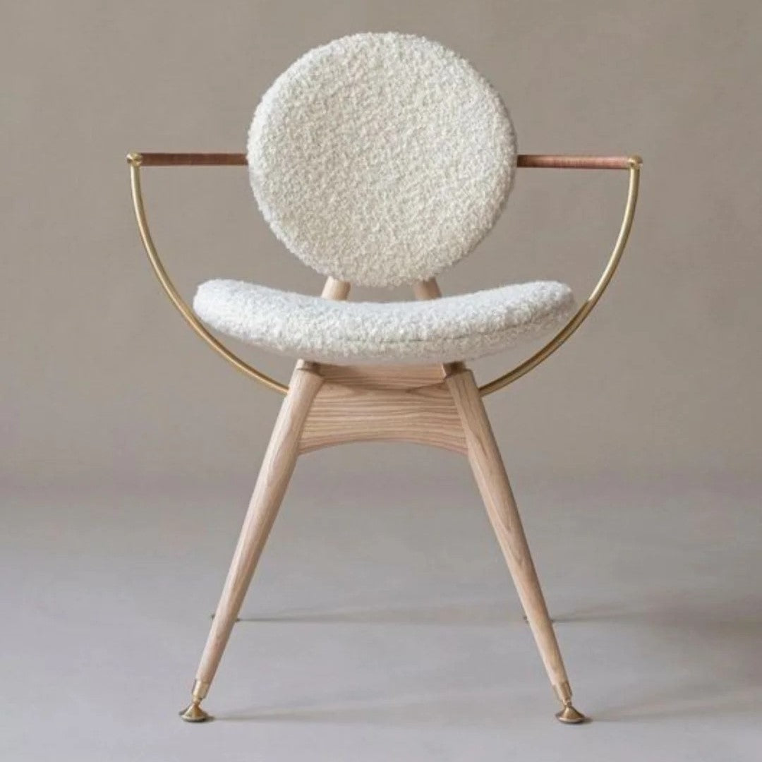 Ethereal Elegance: The Crescent Chair