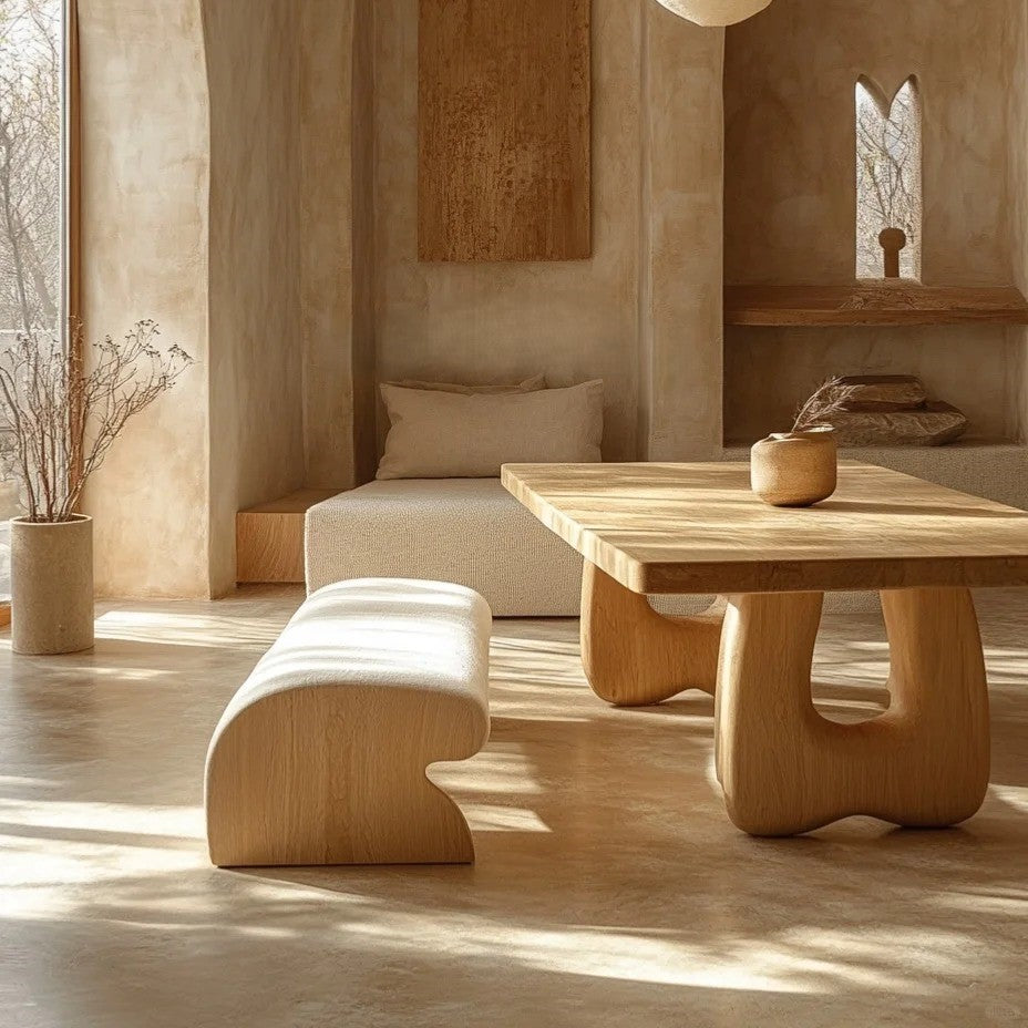 Rustic Elegance Dining Set: Timeless Beauty and Comfort Combined