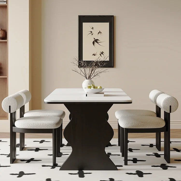 Elegant Dining Set with a Modern Twist-Tanpinhause