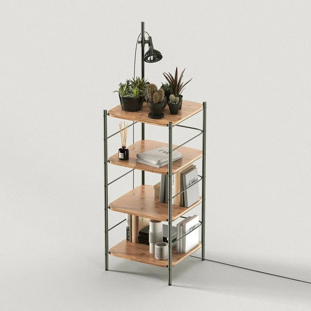 Contemporary Hexagonal Floating Wall Shelves