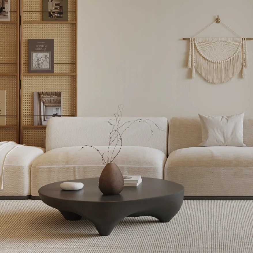 Modern Glass-Top Dining Table with Metal Base