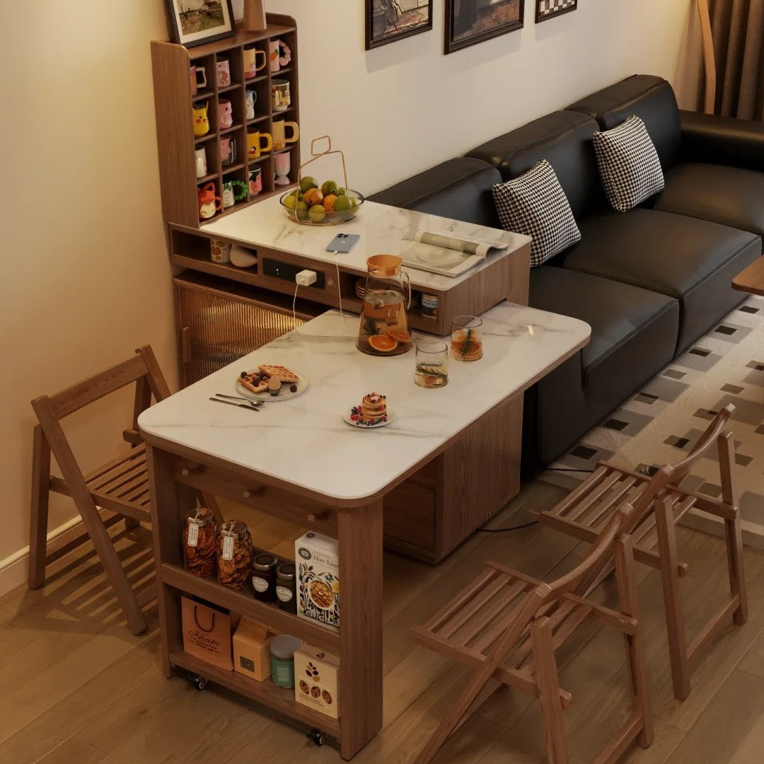 Multifunctional Folding Table with Storage