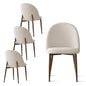 Set Of 4 Upholstered Dining Chair with Metal Legs-Tanpinhause