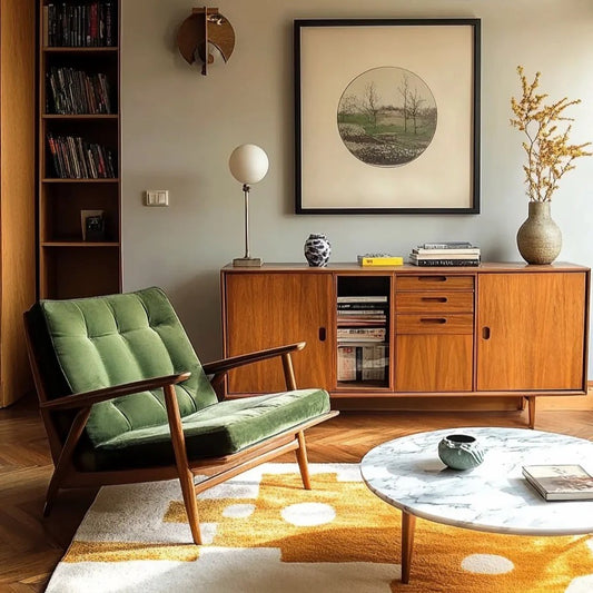 Modern Minimalist Green Dining Chair