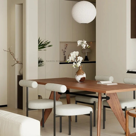 Modern Minimalist Armless Dining Chair